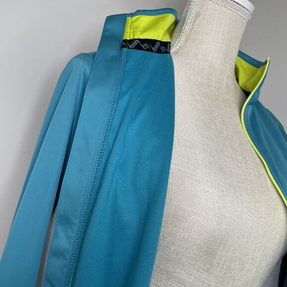 Pearl Izumi Infinity Softshell Jacket Blue Waterproof Windproof Zip Up Lg Bike - Picture 15 of 16